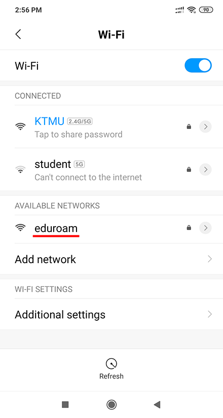 Android ayarları 1