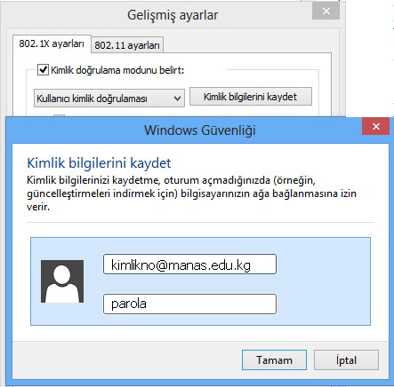 Windows 8 ayarı 10