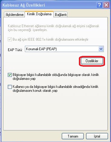 Windows XP ayarı 3